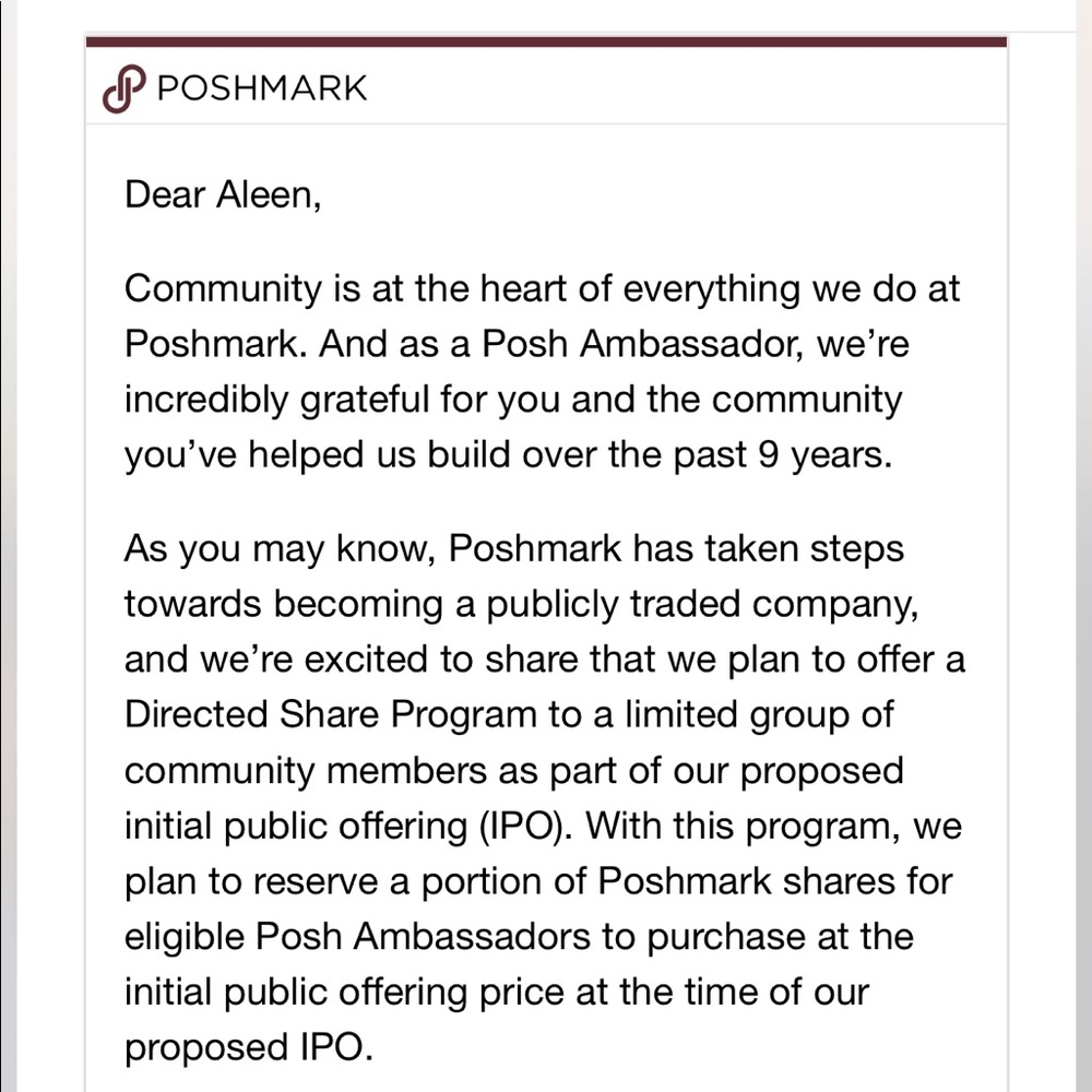 POSHMARK MAJOR MILESTONE 🙏🏻💗🌹 - Picture 14 of 16